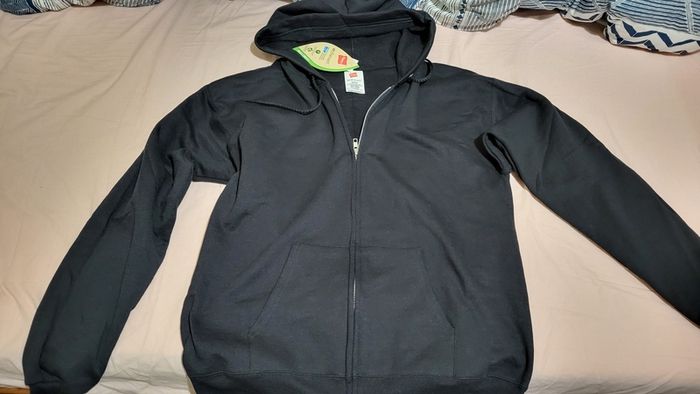 hanes black small hoodie