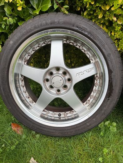R17 Alloy Wheels Set Dual Pcd 4x100 / 4x114.3  Rs5 Style