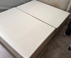 King size bed Mattress and headboard