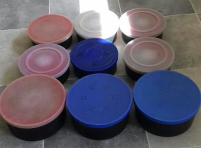 fishing bait tubs