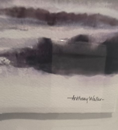 Original Landscape Watercolor Painting by Anthony Waller