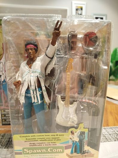 McFarlane 2003 Jimi Hendrix Woodstock 7 Inch Scale Figure New.