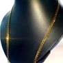 Pristine Vintage 9ct Gold Curb Chain 24ins Image 3