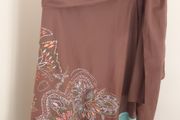 Van-Dos Spanish Fit &amp; Flate Cotton Skirt EU46 UK 14-16