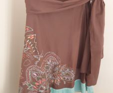 Van-Dos Spanish Fit & Flate Cotton Skirt EU46 UK 14-16