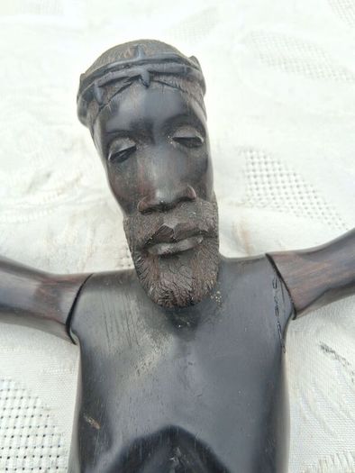 Mid Century Ebony African Corpus Christ