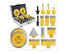 15pce Diamond Tile Cutting Set - Drill and SDS