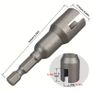 Natural Slotted Butterfly Hole Socket Wrench 65mm Hexagonal Handle Electric Screwdriver Wing Nut Socket Tool Image 2