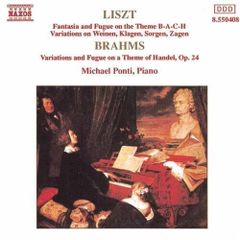 Liszt. Fantasia and Fugue on the Theme B-A-C-H. CD. Free Postage!
