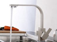 main image for ad Square 3 Way Faucet Brass Beige