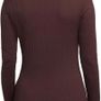 Nike Yoga Luxe Dri-fit long sleeve ribbed top size S brown Image 2