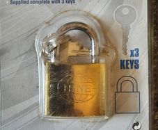 32mm Padlock with 3 keys