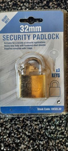 32mm Padlock with 3 keys
