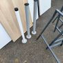 A selection of Ikea desks and legs/trestles Image 5