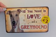 greyhound sign, new.