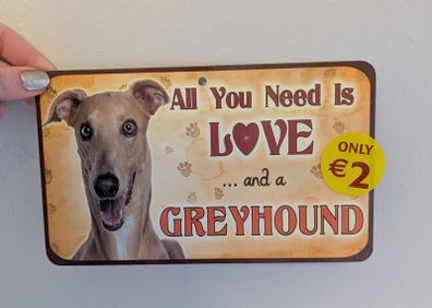 greyhound sign, new.