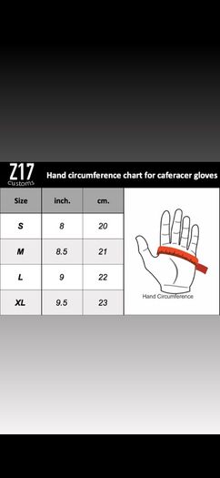 Caferacer Leather Motorcycle Gloves