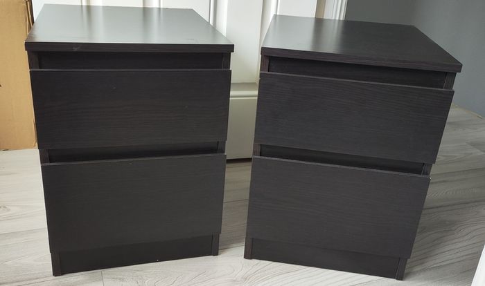 IKEA Malm bedside lockers