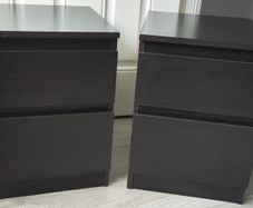 IKEA Malm bedside lockers