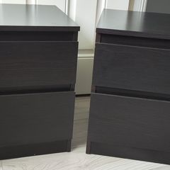 IKEA Malm bedside lockers