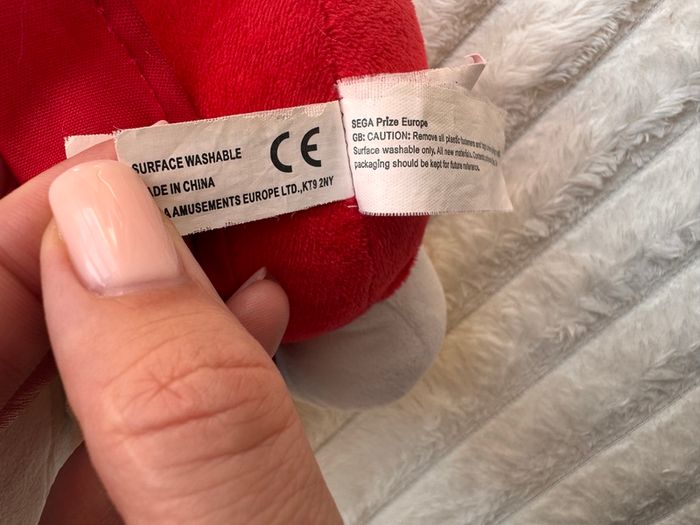 Hello Kitty Cheerleader Plush Soft Sanrio Sega Prize Europe approx. 23 cm. Used Please see photos