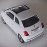 Diecast Model Fiat 500 2007 White - Collectable Motorama 1:43 Image 8