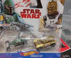 Hot Wheels - Star Wars Character Cars Twin Pack - Boba Fett & Bossk