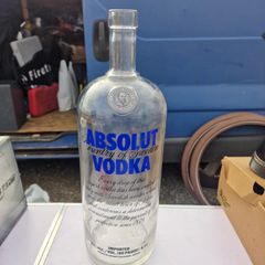 Large Empty Vodka Bottle Money Jar