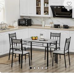 Table and 4 Chairs