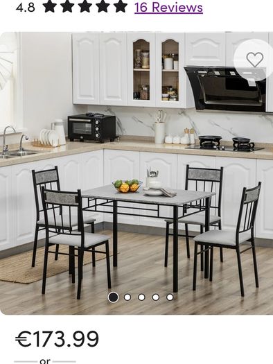 Table and 4 Chairs