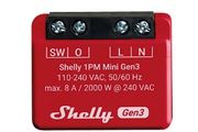 Shelly Plus 1PM Mini Gen. 3  WLAN-controlled intelligent relay, 1 channel 8 A, with power measurement