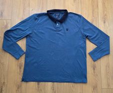 Eden Park Long Sleeve Men's Polo Shirt Size 3XL XXXL