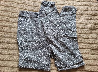 River Island Black & White Printed Leggings