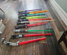 Starwars lightsaber collection