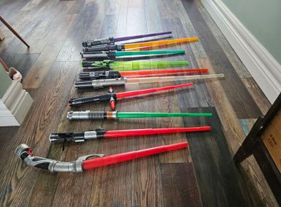 Starwars lightsaber collection