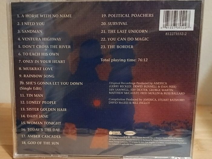 America The Definitive America CD Album