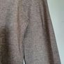 Two light v-neck jumpers from Camaieu grey & brown marl slim fit size. S/M Image 9