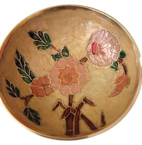 Vintage Cloisonne Vanity Set