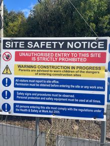 site safety notices