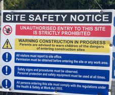 site safety notices