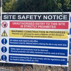site safety notices