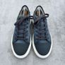 Arne Leather Toe Cap Trainer - Blue Image 3