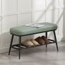 PU Leather Shoe Storage Bench Image 3