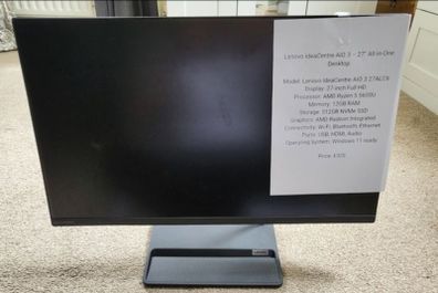 Lenovo IdeaCentre AIO 3 27 All-In-One Desktop PC