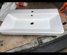 Large vanity sink