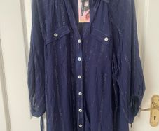 Ladies River Island Beach Shirt Size Small
