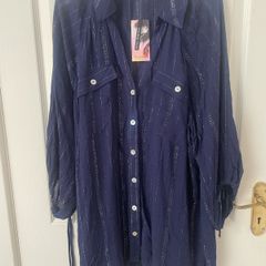 Ladies River Island Beach Shirt Size Small