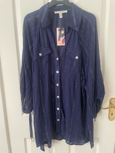 Ladies River Island Beach Shirt Size Small