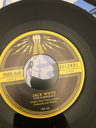 Jack White - Sixteen Saltines b/w Love Is Blindness (U2) - 7" Single