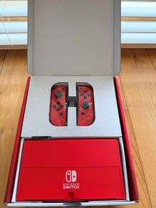 Nintendo Switch OLED Mario Red Edition (Full Boxed + Free Carrying Case)